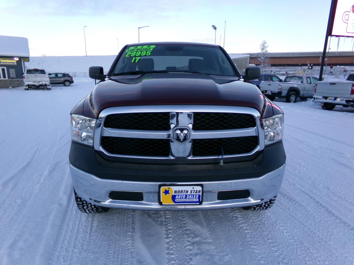 2017 Red /Black Dodge 1500 Tradesman (1C6RR7FT0HS) with an 5.7L V8 OHV 16V HEMI engine, 8-Speed Automatic transmission, located at 2630 Philips Field Rd., Fairbanks, AK, 99709, (907) 458-0593, 64.848068, -147.780609 - Photo#1